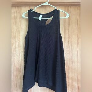 EUC Glyder Black Waffle Racerback Tank